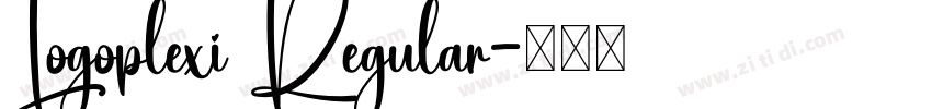 Logoplexi Regular字体转换